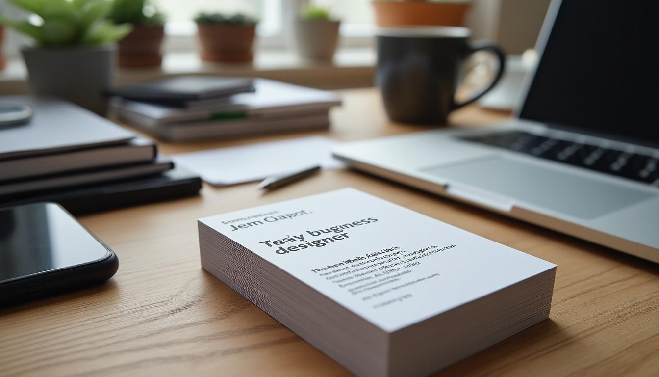 découvrez comment choisir la police idéale pour une carte de visite professionnelle afin de transmettre efficacement votre image et votre message.