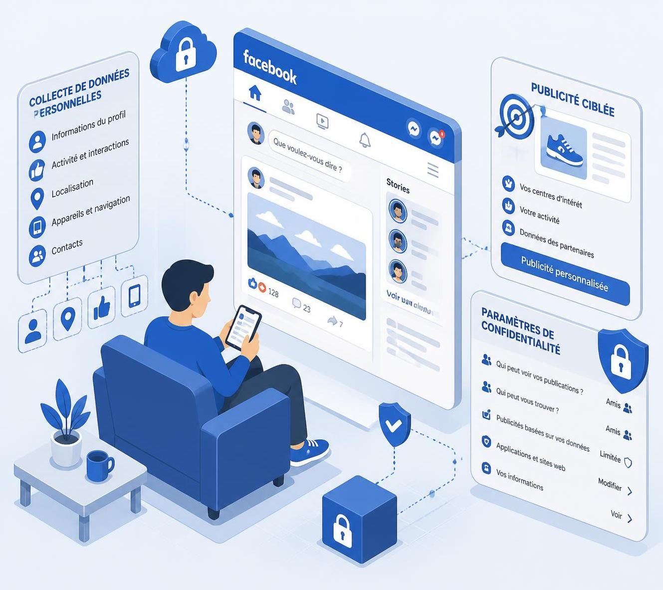 découvrez comment facebook collecte et utilise vos informations personnelles, et apprenez des astuces efficaces pour protéger votre vie privée et limiter le partage de vos données.