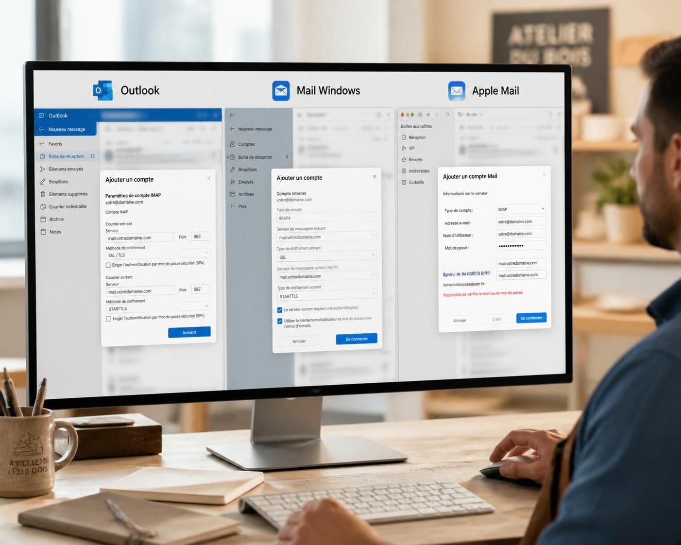 découvrez comment ajouter facilement une adresse mail sur votre ordinateur avec outlook, mail windows ou apple mail grâce à notre guide étape par étape.