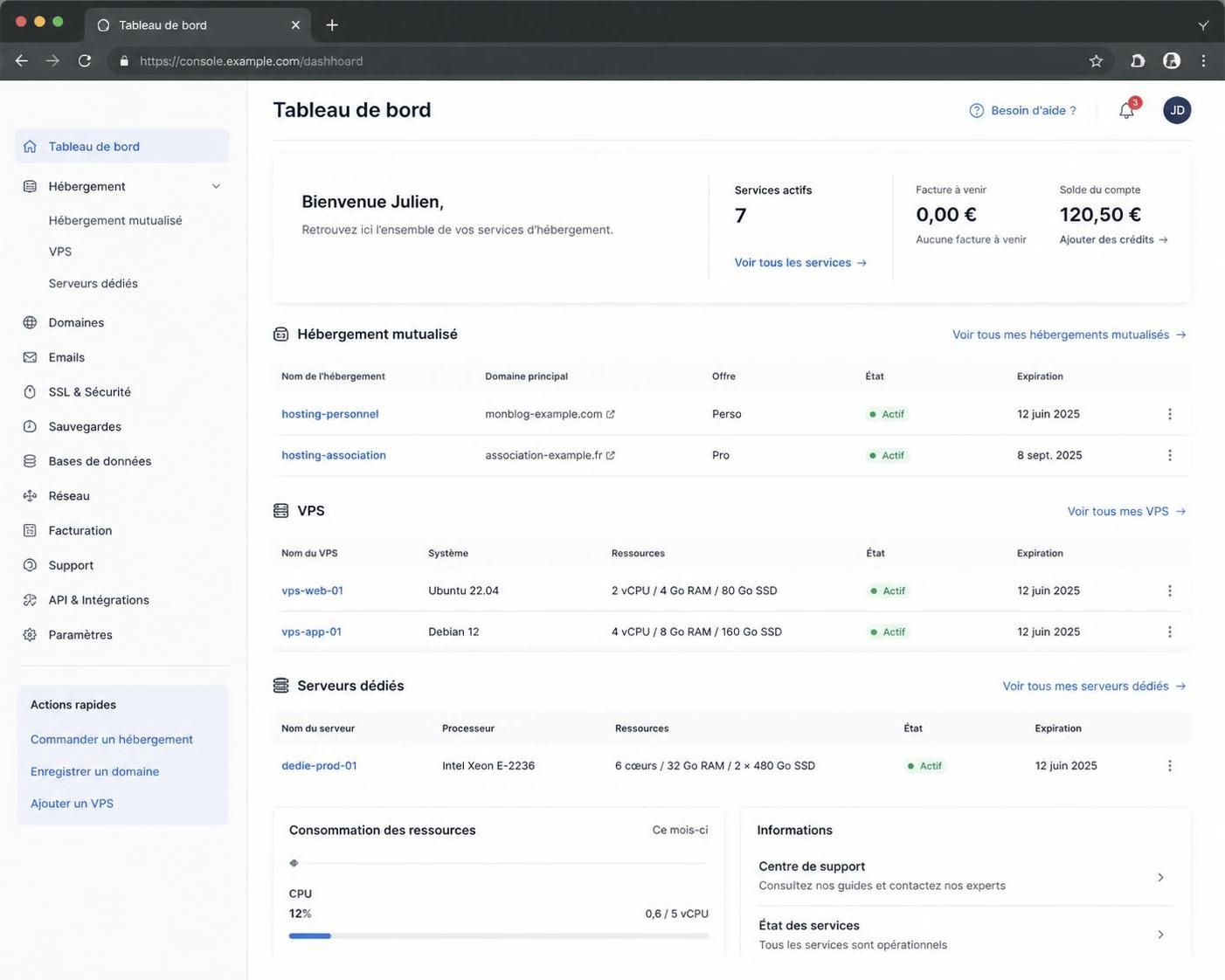 découvrez les prix des hébergements ovh : comparez les offres mutualisées, vps et serveurs dédiés pour trouver la solution adaptée à vos besoins et budget.