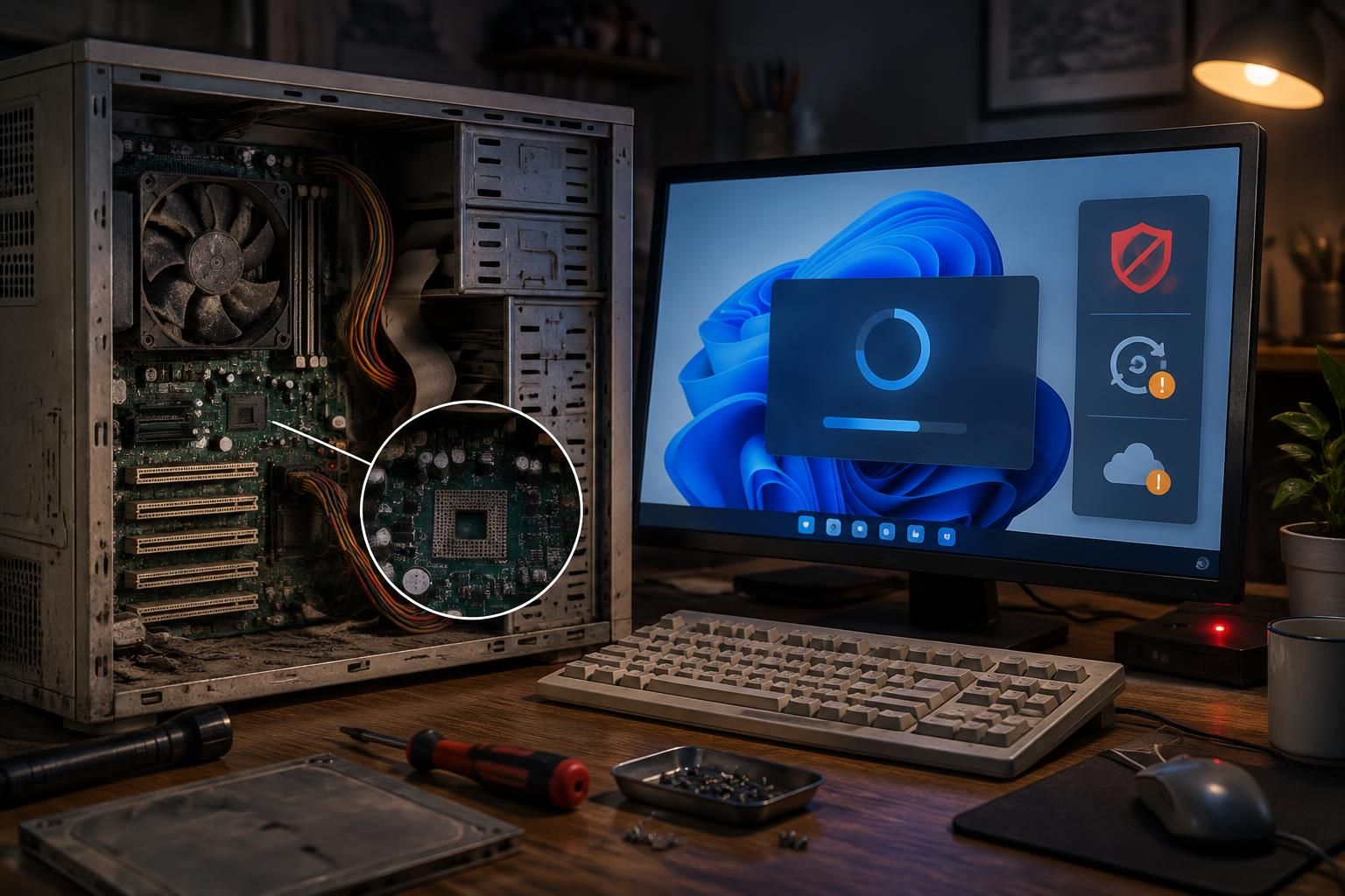 installer windows 11 sur un vieux pc sans tpm 2.0 : découvrez les risques, les limites de compatibilité et les mises à jour auxquelles vous attendre.